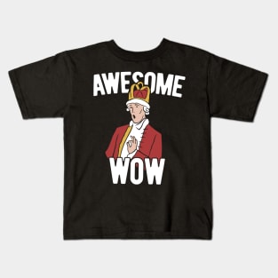 Awesome, Wow Alexander Hamilton Lover Gift Kids T-Shirt